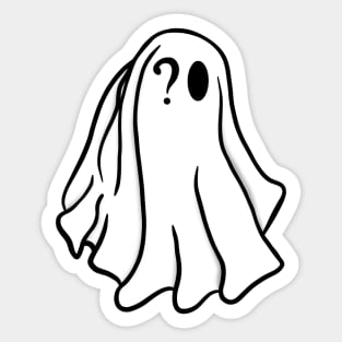 Questionable Ghost Sticker